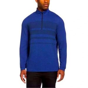 NWT ⛳️ PGA Tour Men’s Half Zip Pullover Royal Heather Blue Size XL